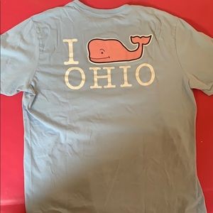 Vineyard Vines Light Blue "I 🐳 Ohio" Tee
